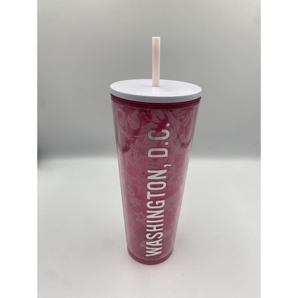 Starbucks Other - Starbucks Washington DC Cherry Blossom Venti Cold Cup 24oz Nice! Collectible EUC